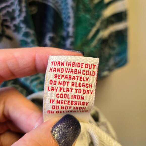 Reba Vintage Fairy Whimsigoth Velvet Burnout Sheer Embellished Batwing Top L - Picture 8 of 10